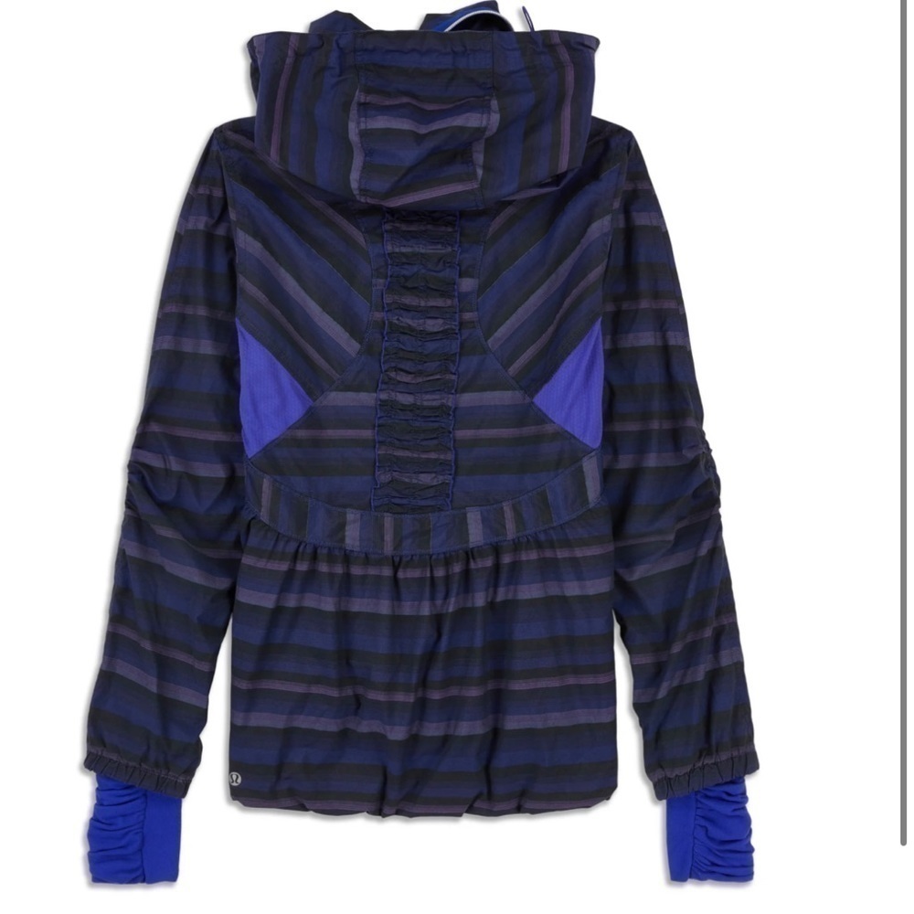 Lululemon Athletica Y2K Hustle Zip Up Hooded Jacket Size 2 - Picture 2 of 8